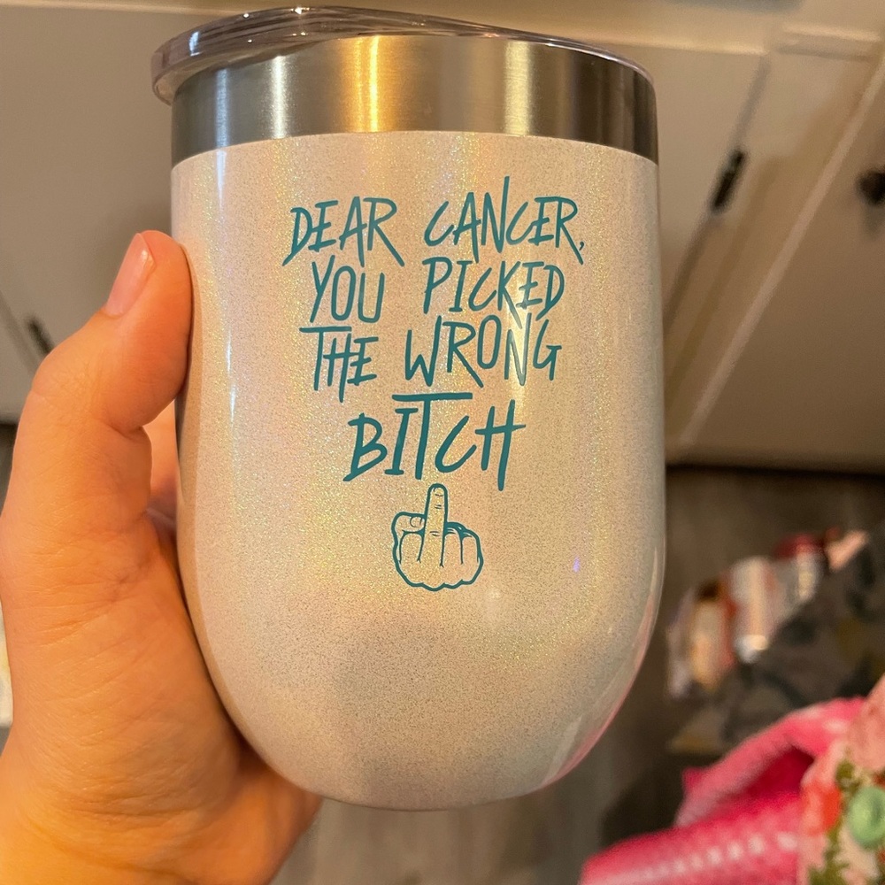 Cancer wine tumbler